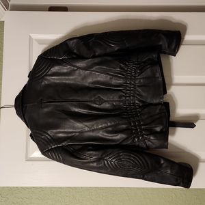 Womens vintage Harley Davidson bomber jacket.